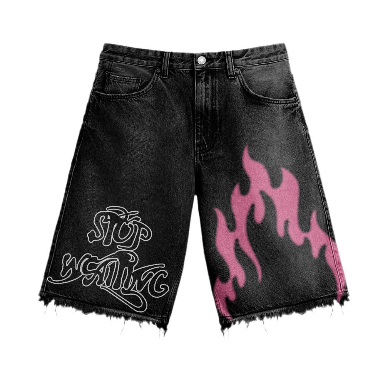 TIME UP FLAME JORTS