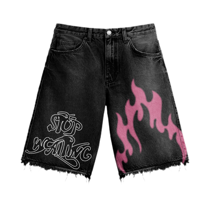 TIME UP FLAME JORTS