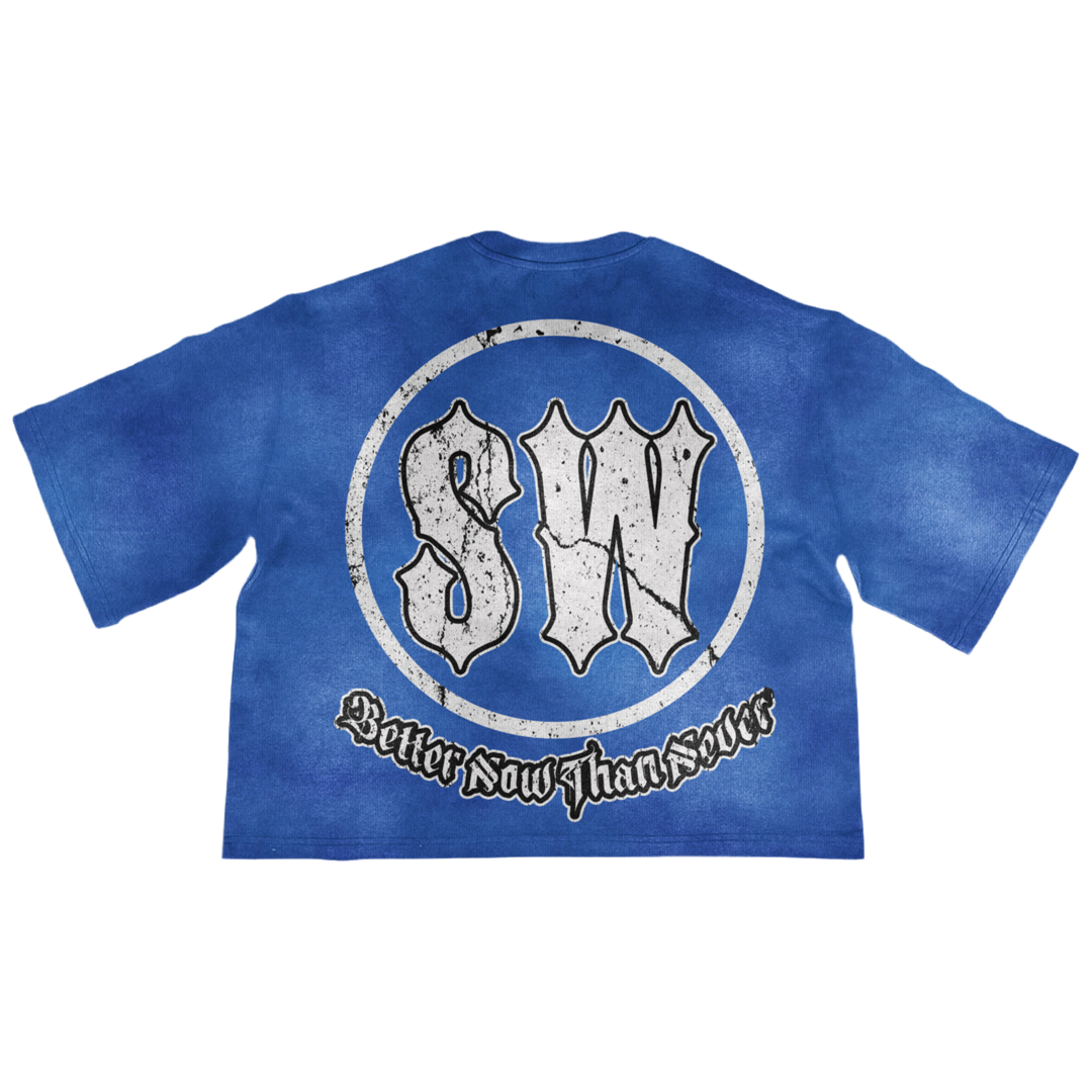 BLUE WASH SW TEE