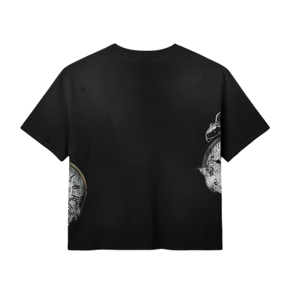 VINTAGE CLOCK TEE (BLACK)