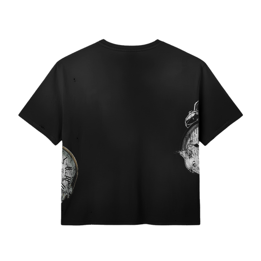 VINTAGE CLOCK TEE (BLACK)