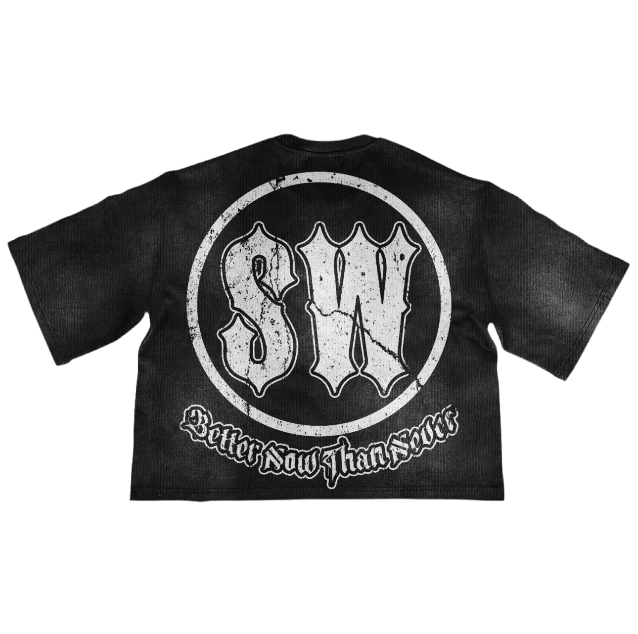 BLACK WASH SW TEE