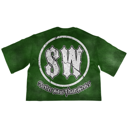 GREEN WASH SW TEE