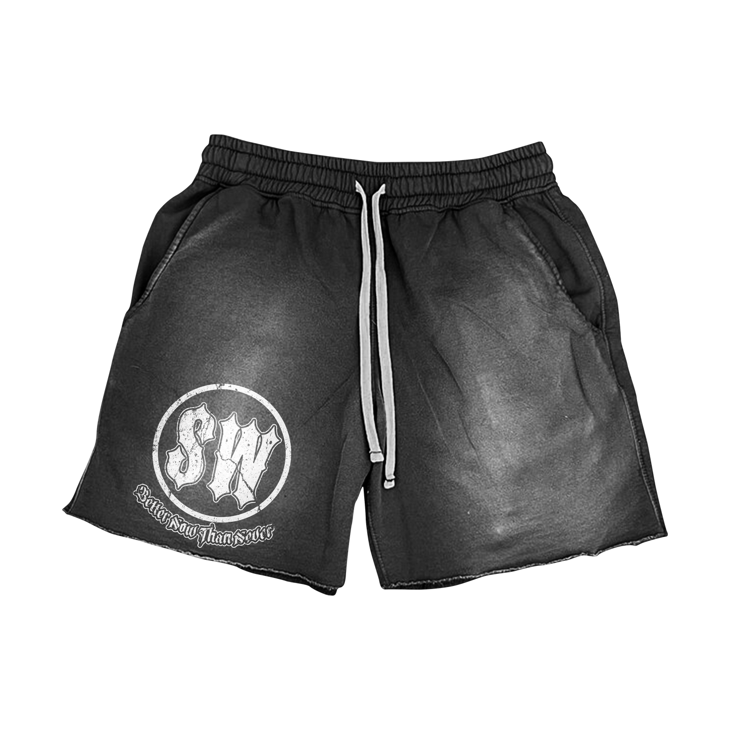 BLACK WASH SW SHORTS