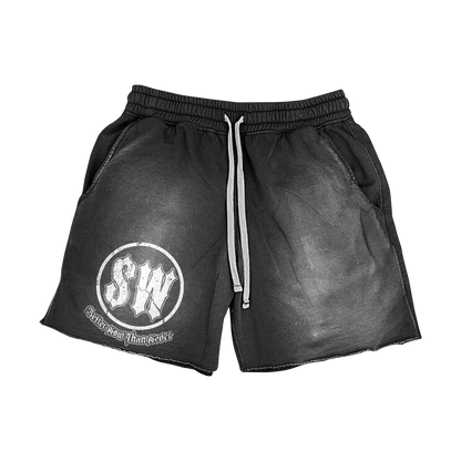 BLACK WASH SW SHORTS