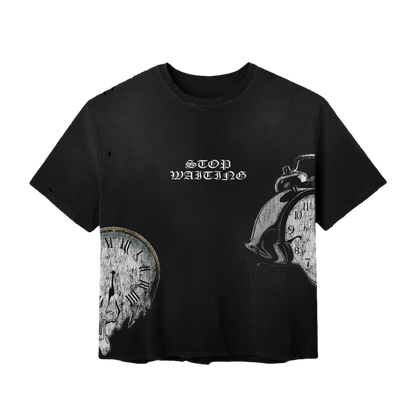 VINTAGE CLOCK TEE (BLACK)