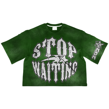 GREEN WASH SW TEE