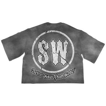 GREY WASH SW TEE