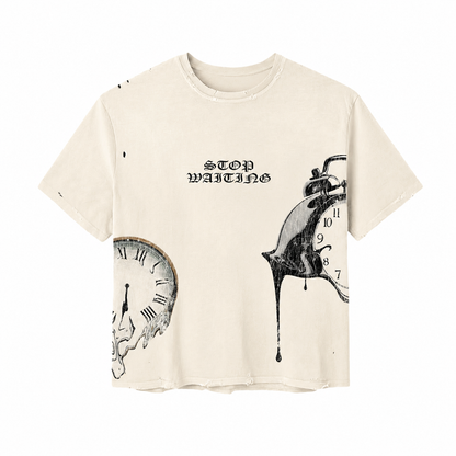 VINTAGE CLOCK TEE (BONE)
