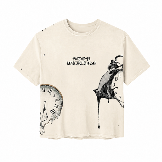 VINTAGE CLOCK TEE (BONE)