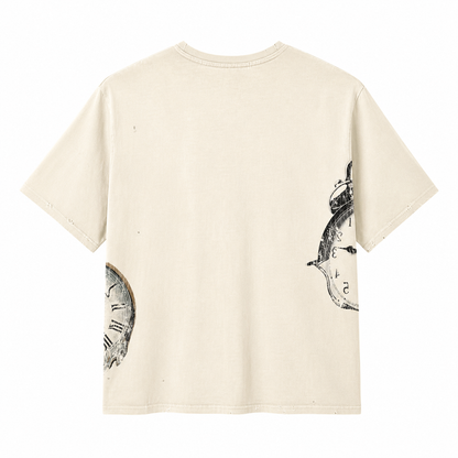 VINTAGE CLOCK TEE (BONE)