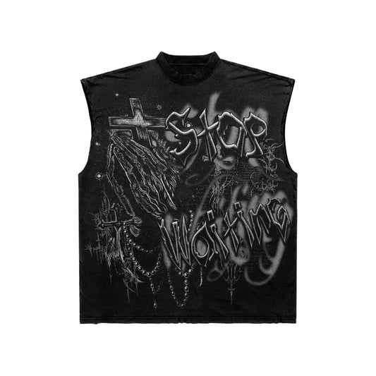 PRAYER SLEEVELESS TEE