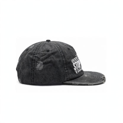 Good Things Hat Washed Black